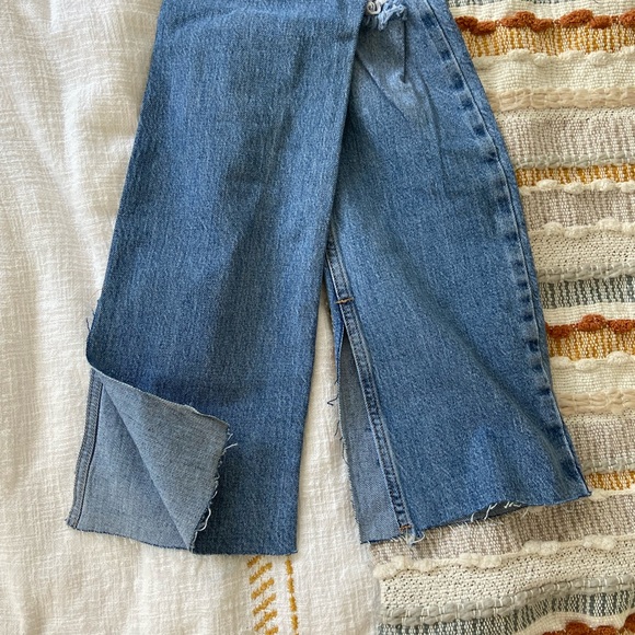 Zara Slim Flare High Rise Jeans - Picture 3 of 6
